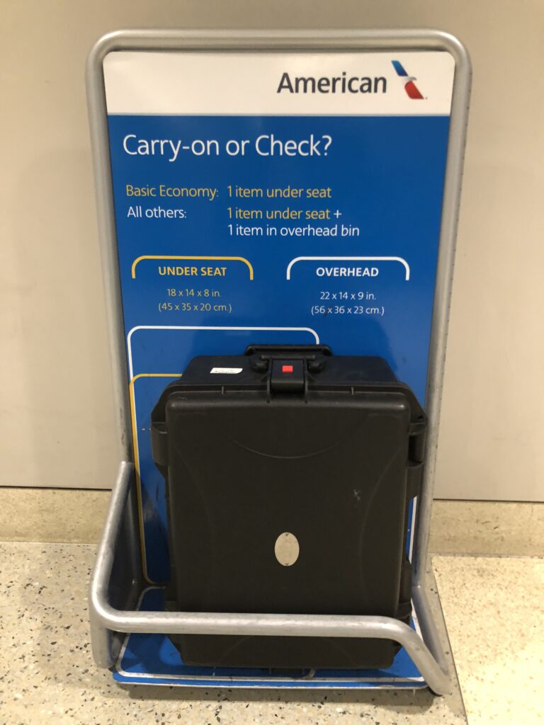 American airlines basic 2024 economy carry on